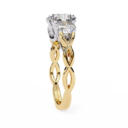 Celeste Trilogy Lab Grown Diamond Ring