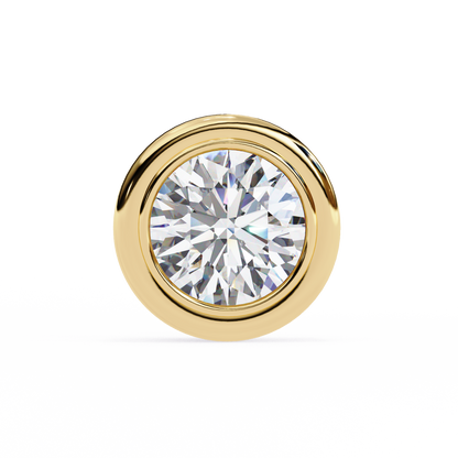 Luna Bezel Lab Grown Diamond Studs
