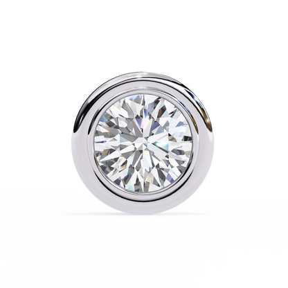 Luna Bezel Lab Grown Diamond Studs