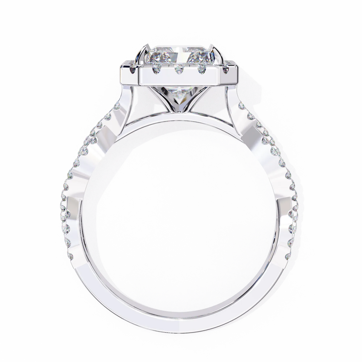 Majestic Twist Lab Grown Diamond Ring - Ophiratbf