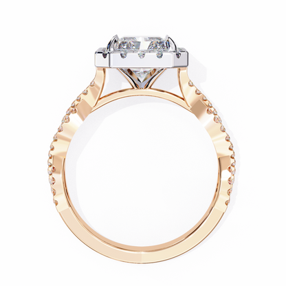 Majestic Twist Lab Grown Diamond Ring