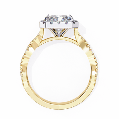 Majestic Twist Lab Grown Diamond Ring
