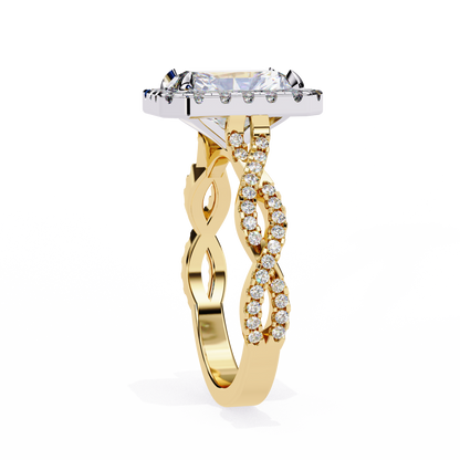 Majestic Twist Lab Grown Diamond Ring