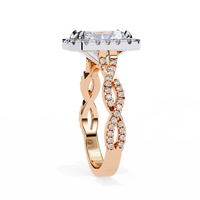 Majestic Twist Lab Grown Diamond Ring - Ophiratbf