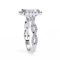Majestic Twist Lab Grown Diamond Ring - Ophiratbf