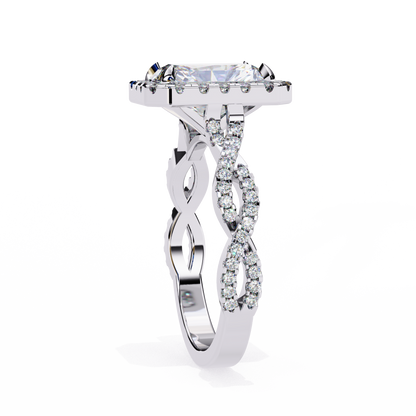 Majestic Twist Lab Grown Diamond Ring