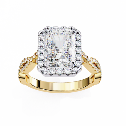 Majestic Twist Lab Grown Diamond Ring