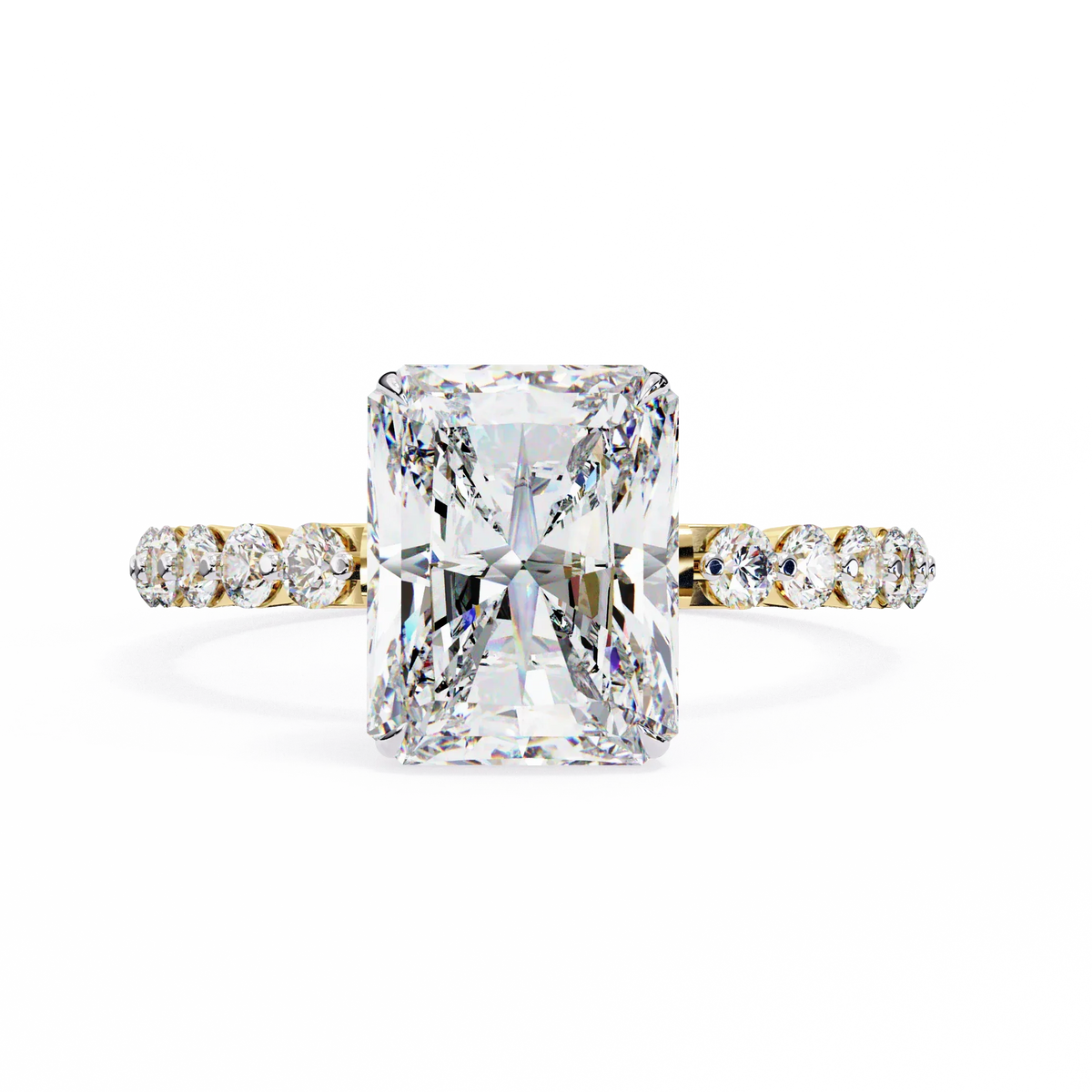 Radiant Grace Lab Grown Diamond Ring - Ophiratbf