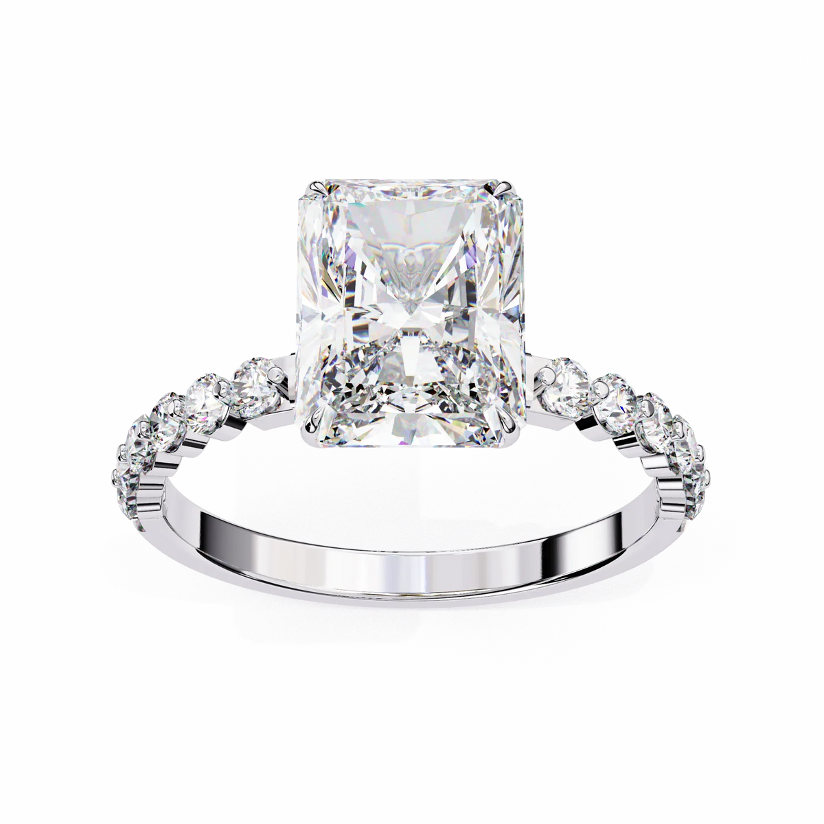 Radiant Grace Lab Grown Diamond Ring - Ophiratbf