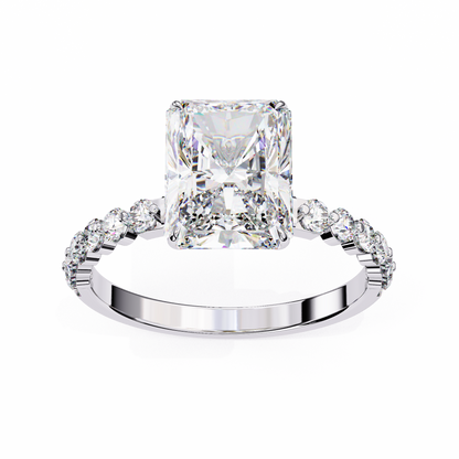 Radiant Grace Lab Grown Diamond Ring
