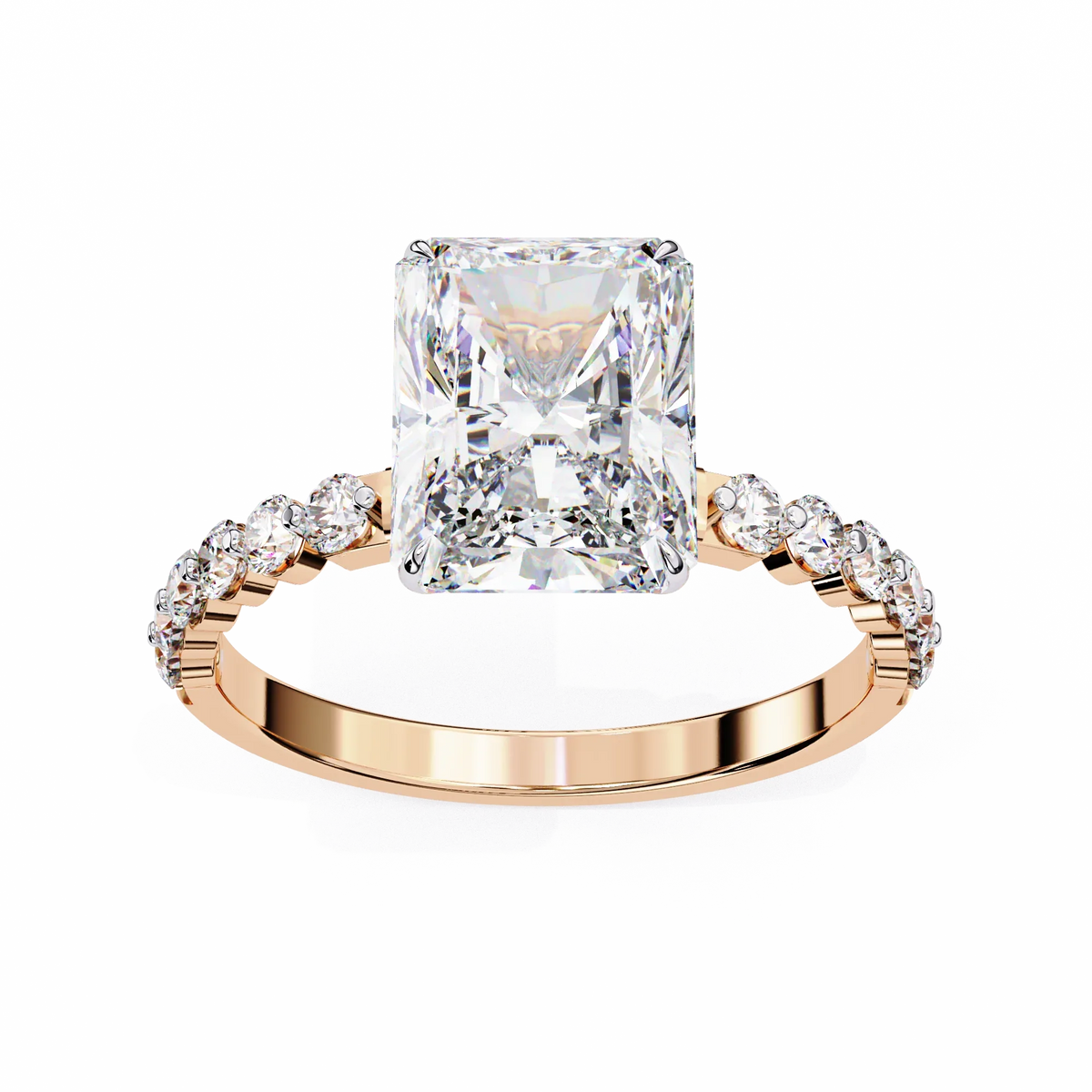 Radiant Grace Lab Grown Diamond Ring - Ophiratbf