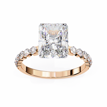 Radiant Grace Lab Grown Diamond Ring