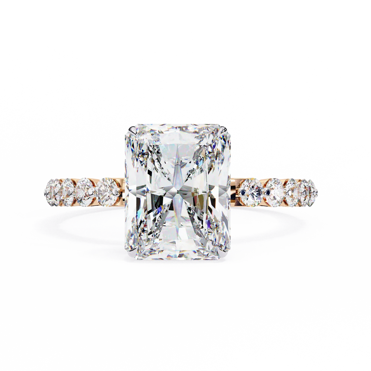 Radiant Grace Lab Grown Diamond Ring - Ophiratbf