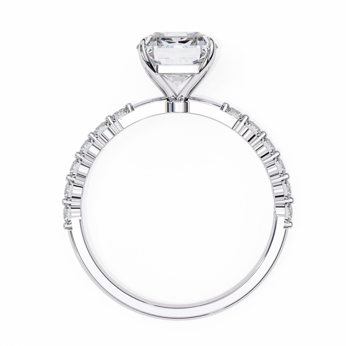 Radiant Grace Lab Grown Diamond Ring - Ophiratbf