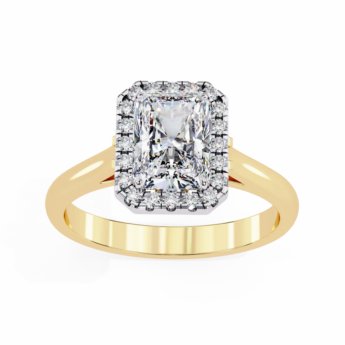 Radiant Grace Lab Grown Diamond Ring - Ophiratbf