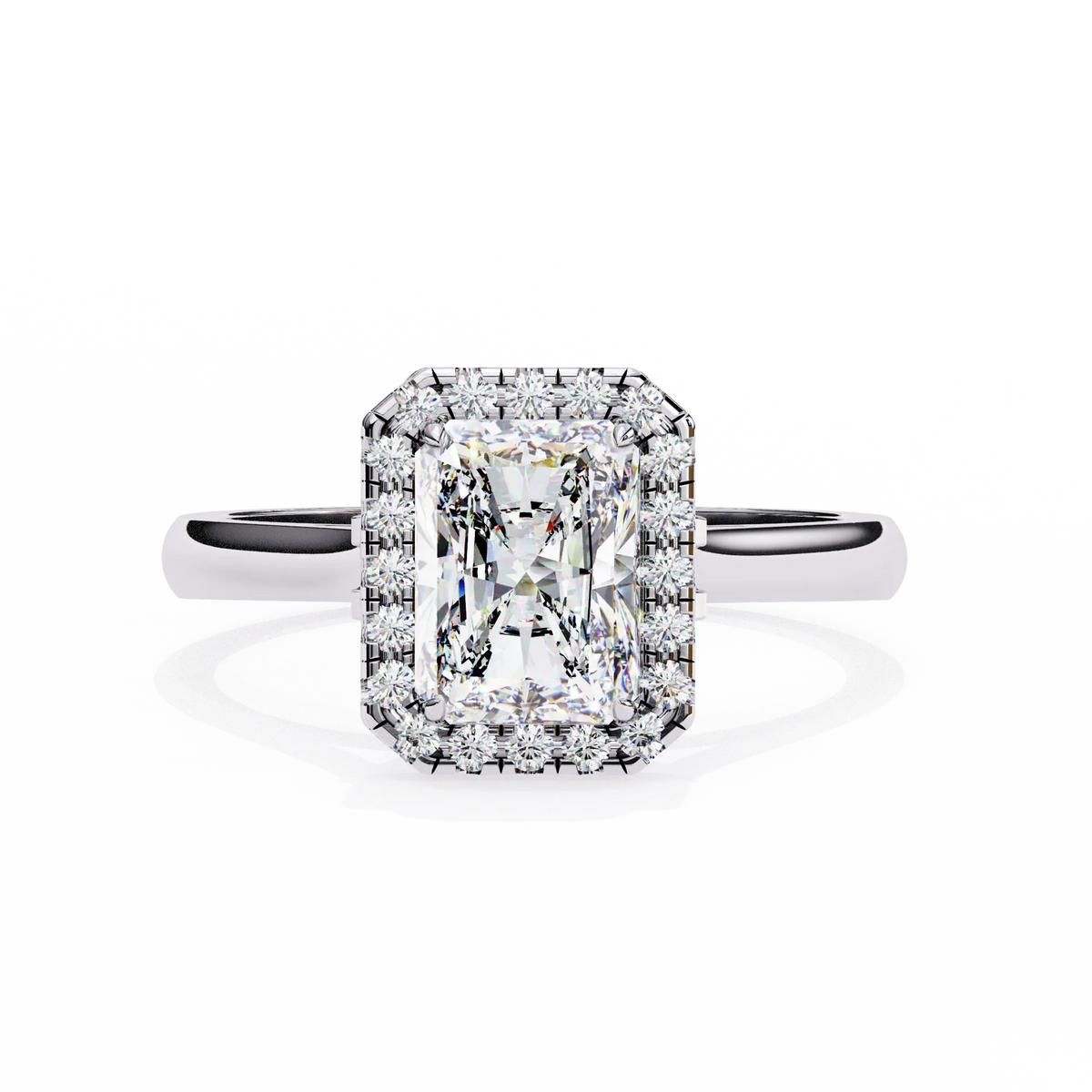 Radiant Grace Lab Grown Diamond Ring - Ophiratbf