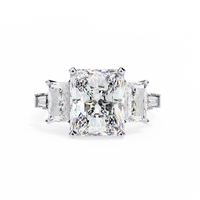 Radiant Harmony Lab Grown Diamond Ring - Ophiratbf