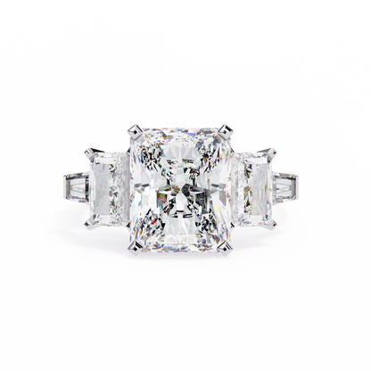 Radiant Harmony Lab Grown Diamond Ring