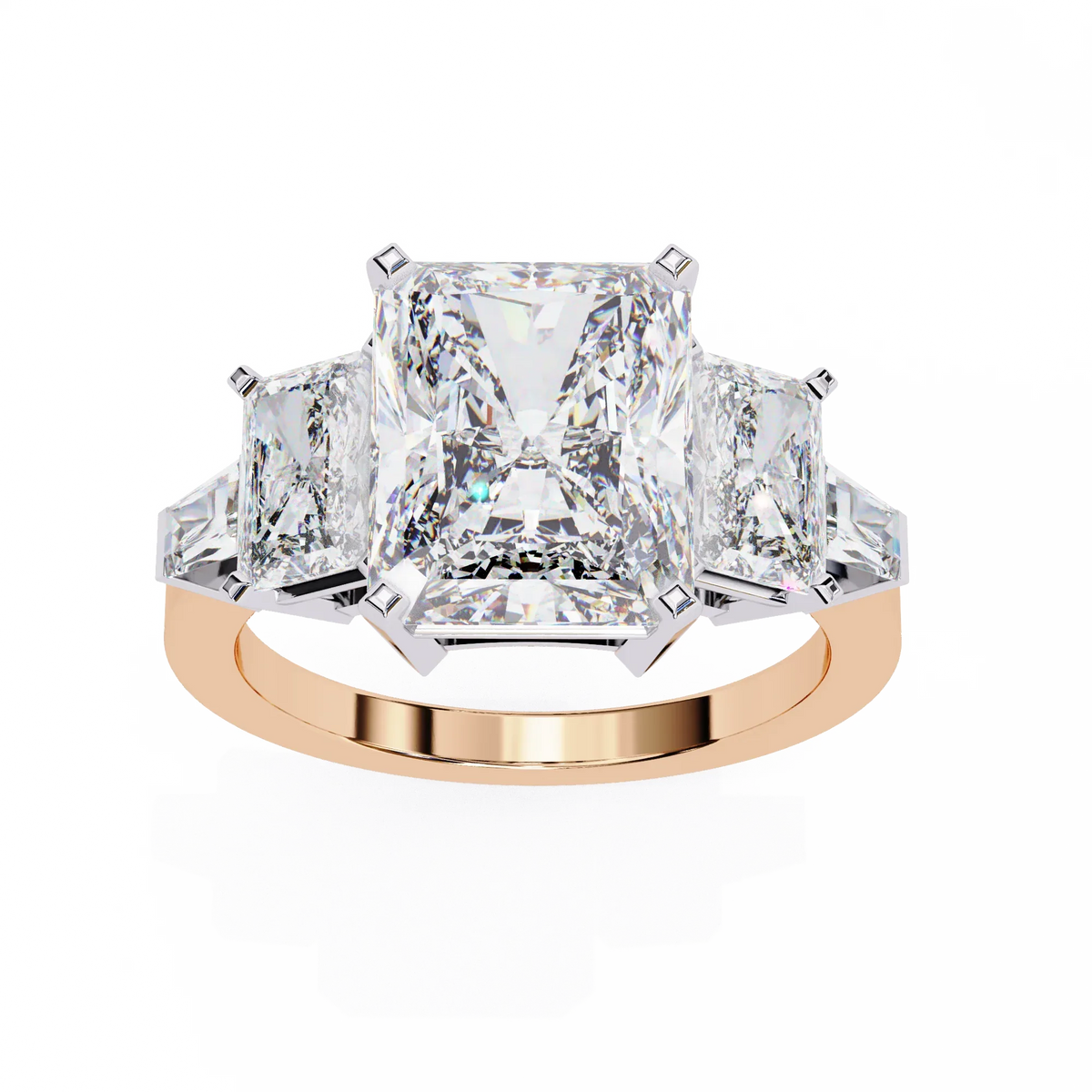 Radiant Harmony Lab Grown Diamond Ring - Ophiratbf