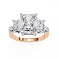Radiant Harmony Lab Grown Diamond Ring - Ophiratbf
