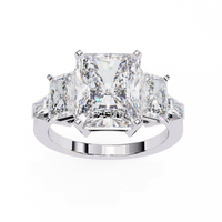 Radiant Harmony Lab Grown Diamond Ring - Ophiratbf