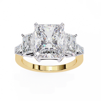 Radiant Harmony Lab Grown Diamond Ring - Ophiratbf