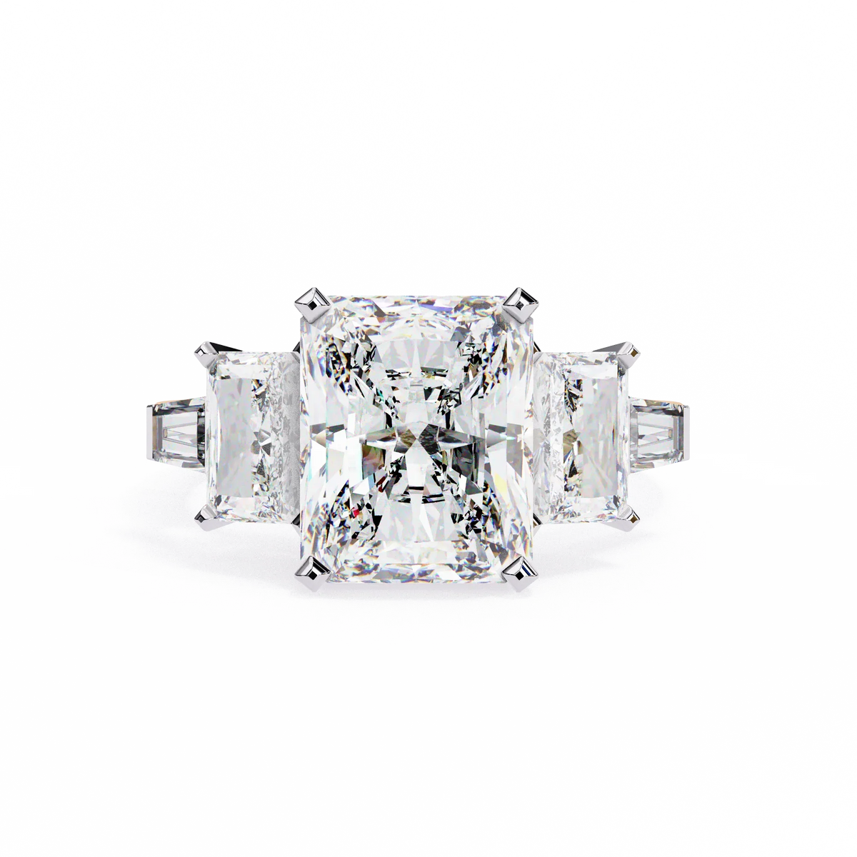 Radiant Harmony Lab Grown Diamond Ring - Ophiratbf