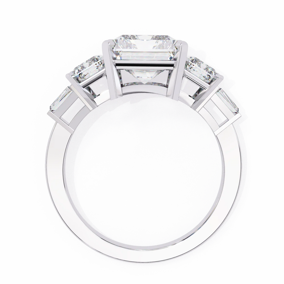 Radiant Harmony Lab Grown Diamond Ring - Ophiratbf