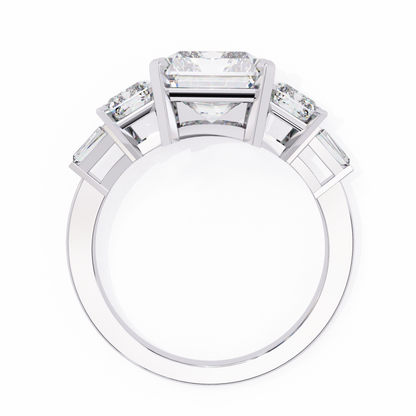 Radiant Harmony Lab Grown Diamond Ring