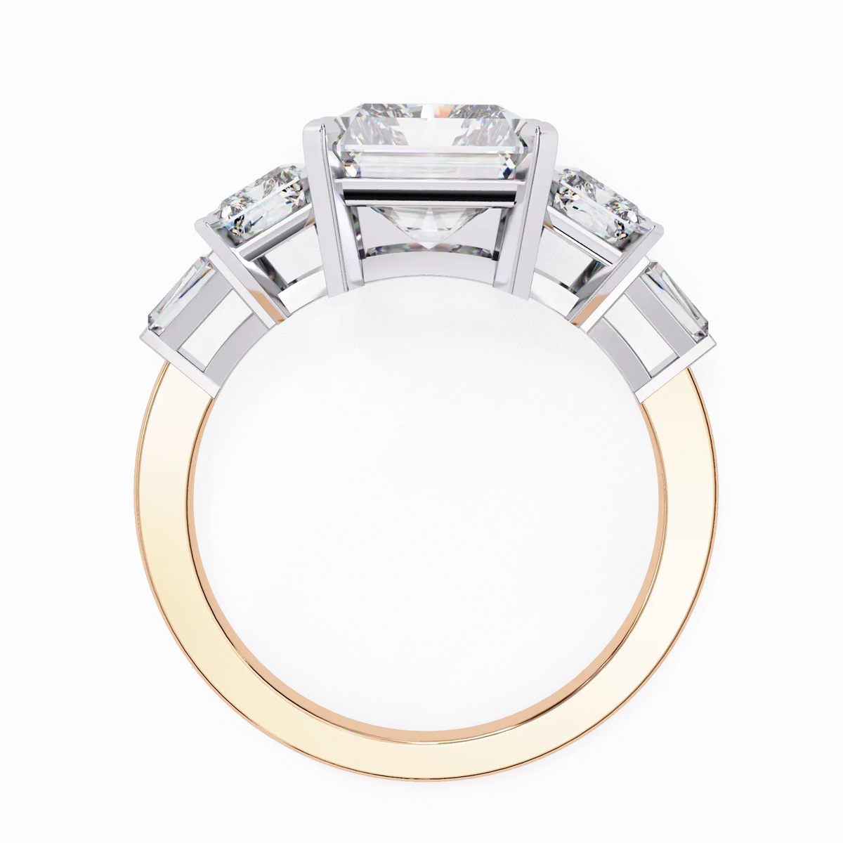 Radiant Harmony Lab Grown Diamond Ring - Ophiratbf
