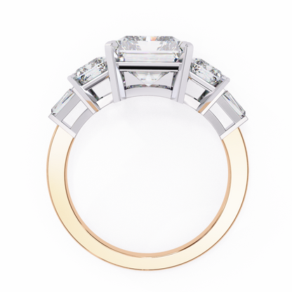Radiant Harmony Lab Grown Diamond Ring