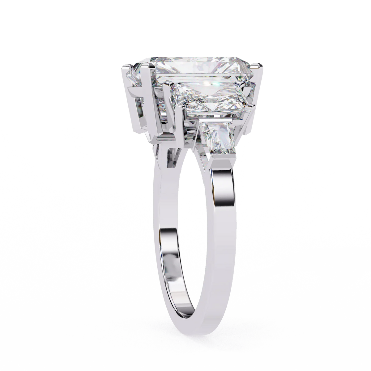 Radiant Harmony Lab Grown Diamond Ring - Ophiratbf