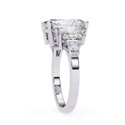 Radiant Harmony Lab Grown Diamond Ring