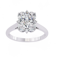 Radiance Cluster Lab Grown Diamond Ring - Ophiratbf