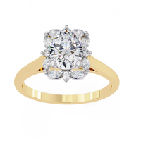 Radiance Cluster Lab Grown Diamond Ring - Ophiratbf