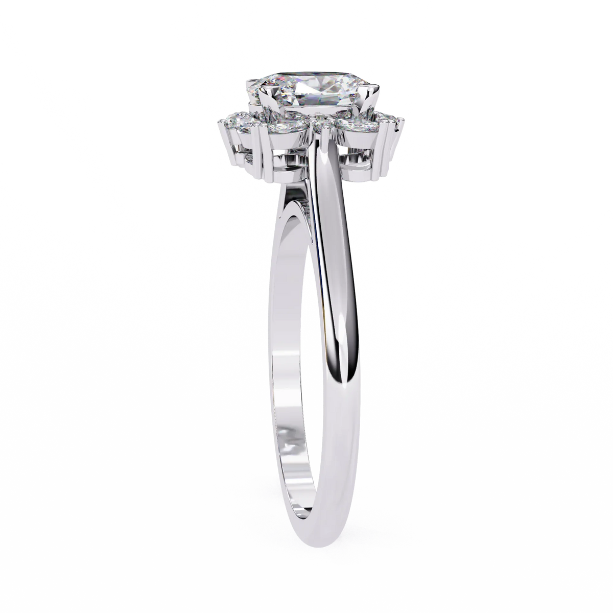 Radiance Cluster Lab Grown Diamond Ring - Ophiratbf