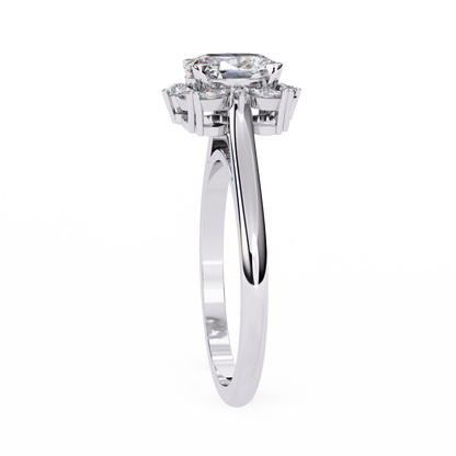 Radiance Cluster Lab Grown Diamond Ring