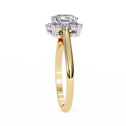 Radiance Cluster Lab Grown Diamond Ring