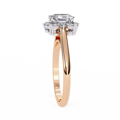 Radiance Cluster Lab Grown Diamond Ring