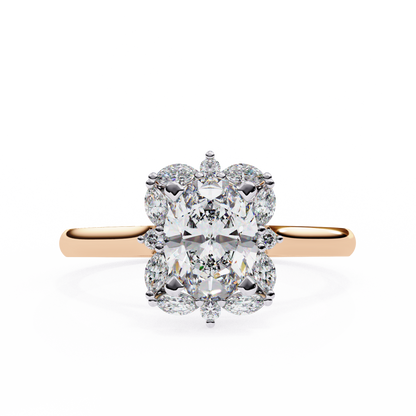 Radiance Cluster Lab Grown Diamond Ring