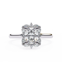 Radiance Cluster Lab Grown Diamond Ring - Ophiratbf