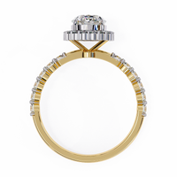 Oval Blossom Lab Grown Diamond Ring - Ophiratbf