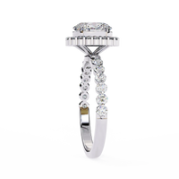 Oval Blossom Lab Grown Diamond Ring - Ophiratbf