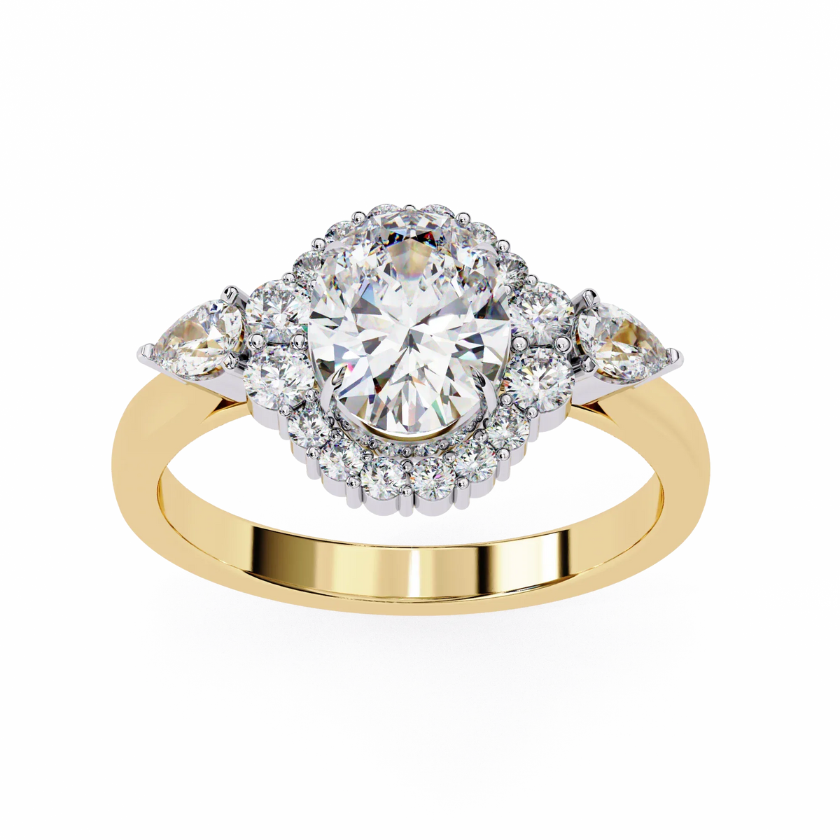 Oval Lab Grown Diamond Ring - Ophiratbf