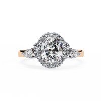 Oval Lab Grown Diamond Ring - Ophiratbf