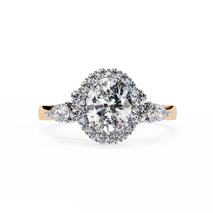 Oval Lab Grown Diamond Ring