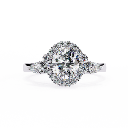 Oval Lab Grown Diamond Ring