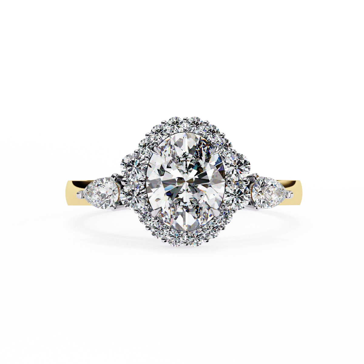 Oval Lab Grown Diamond Ring - Ophiratbf