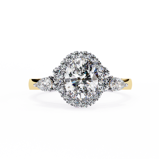 Oval Lab Grown Diamond Ring
