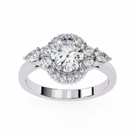 Oval Lab Grown Diamond Ring - Ophiratbf